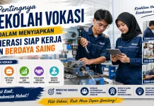 Pentingnya Sekolah Vokasi dalam Menyiapkan Generasi Siap Kerja dan Berdaya Saing