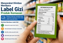 Masyarakat Diimbau Membaca Label Gizi Produk Kemasan sejak Dini