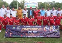 Polresta Barelang Raih Gelar Juara Turnamen Sepak Bola Hari Bhayangkara