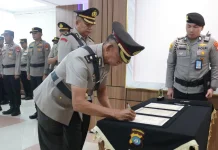 Penyerahan Jabatan Karolog dan Ps. Kayanma Polda Kepri