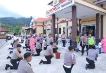 Kapolres Anambas: Naik Pangkat Jadikan Amanah Meningkatkan Pengabdian Kepada Mas