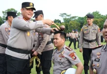 Sebanyak 567 Personel Melaksanakan Upacara Korps Raport Kenaikan Pangkat