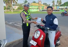 Polres Lingga Gencarkan Edukasi Keselamatan Pengendara