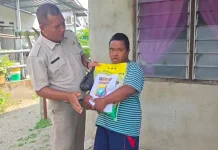 Polres Lingga Salurkan Sembako ke Warga