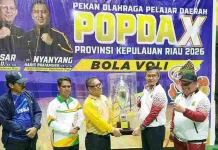 Tanjungpinang Ukir Sejarah, Raih Juara Umum POPDA X Kepri 2026