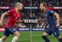 Norwegia vs Inggris: The Three Lions akan Hentikan The Vikings di Piala Dunia 2026?