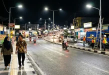 Apresiasi Warga untuk Dishub Tanjungpinang, Lampu Jalan di KM 5 Bawah Diperbaiki