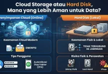 Cloud Storage atau Hard Disk, Mana yang Lebih Aman untuk Data?
