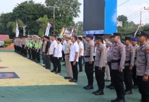 Polres Tanjungpinang Gelar Apel Pengamanan Duta Besar Palestina