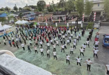 Kejari Laksanakan Senam Sehat dan Pengobatan Gratis