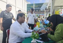 Dinkes Layani Skrining Kesehatan Gratis di Kejari Lingga