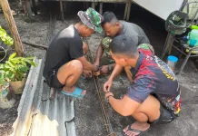 Hunian Layak untuk Rakyat, Satgas TMMD Ke-129 Pacu Pembangunan RTLH di Bintan