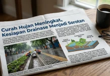 Curah Hujan Meningkat, Kesiapan Drainase Menjadi Sorotan