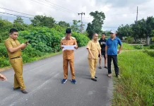 Sekda Lingga Tinjau Lokasi Pembangunan TK Negeri