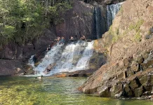 Air Terjun Tertinggi Kepri ada di Lingga
