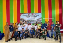 Sidokkes Polresta Tanjungpinang Sukseskan Khitan Gratis dan Bakti Sosial TNI