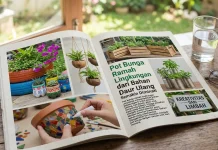Pot Bunga Ramah Lingkungan dari Bahan Daur Ulang Semakin Diminati