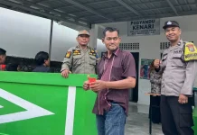 Polsek Bukit Bestari Lakukan Pengamanan Pemilihan Ketua RW se-Kecamatan Bukit Bes
