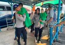Kapal Pompong Terbalik di Perairan Tanjungpinang, Penumpang Selamat