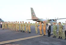 Panglima TNI Tiba di Singkep, Latihan Terintegrasi Dimulai