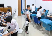 Semarak HUT ke-81 RI, Pegawai Lapas Tanjungpinang Donor Darah