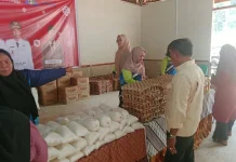 Pasar Sembako Murah Dibuka, Warga Lingga Dapat Harga Subsidi