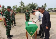 TMMD ke-129 di Desa Busung Resmi Berakhir, 800 Meter Jalan Disemenisasi