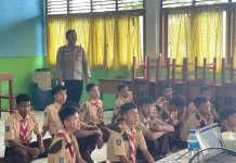 Hari Pramuka, Polisi Bekali Pelajar Layanan 110
