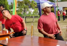Disperindagkop Lingga Meriahkan HUT RI dengan Lomba Unik