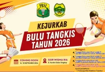 PBSI Lingga Gelar Kejurkab, Atlet Muda Adu Kemampuan