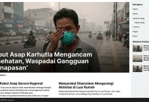 Kabut Asap Karhutla Mengancam Kesehatan, Waspadai Gangguan Pernapasan