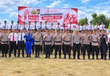 Haornas ke-43: Polres Anambas Serukan Gerakan Hidup Sehat
