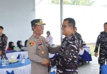 HUT ke-81 TNI AL, Polres Lingga Perkuat Sinergi