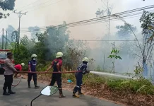 Kebakaran Lahan Terjadi Lagi di Pinang Kencana, Polisi Imbau Warga Waspada