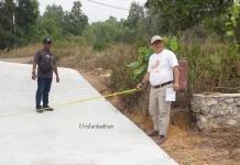 Tinjau 10 Proyek Pokir, Disperkim Kepri Pastikan 8 Paket selesai Tepat Mutu