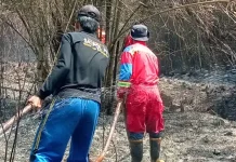 Karhutla Sungai Besar Dekati Permukiman dan Sekolah