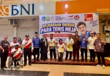 Sebanyak 12 Atlet Difabel Mengikuti Kejurda Para Tenis Meja Kepri