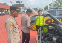 Polres Bintan Cek Kendaraan Dinas, Pastikan Layak Operasional