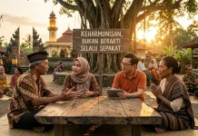 Keharmonisan, Bukan Berarti Selalu Sepakat