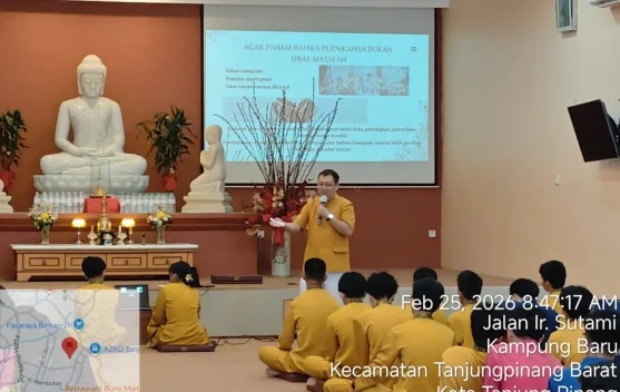 Kegiatan Dhamma Berubah Jadi Forum Edukasi Masa Depan Keluarga