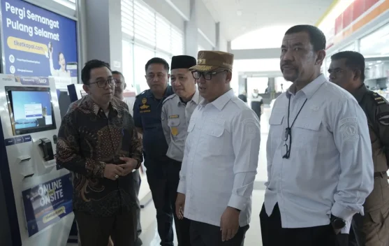 Pantau Pelabuhan Punggur, Wagub Nyanyang Jamin Kelancaran Mudik