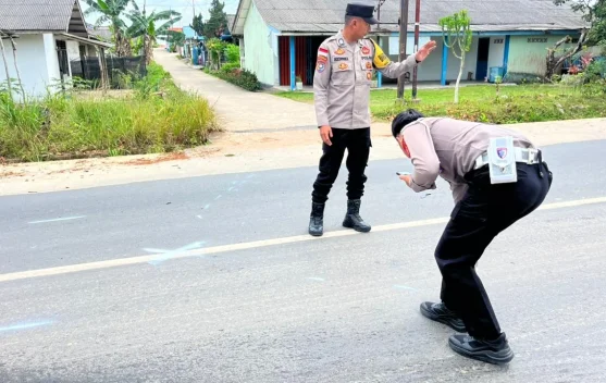 Kendaraan SPPG Alami Kecelakaan, Polisi Amankan Barang Bukti