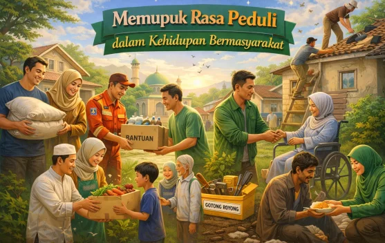 Memupuk Rasa Peduli dalam Kehidupan Bermasyarakat