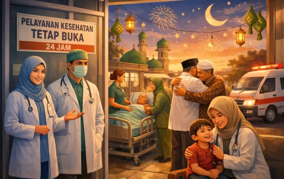 Pelayanan Kesehatan Tetap Siaga  Lebaran Idul Fitri