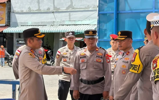 Kapolres Bintan Tinjau Kesiapan Pelabuhan Penyebrangan di Tanjung Uban