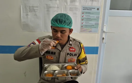 Polres Lingga Uji Menu MBG sebelum Masuk Piring