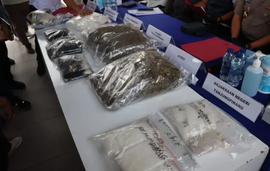 Polresta Tanjungpinang Ungkap Dua Kasus Besar Narkotika