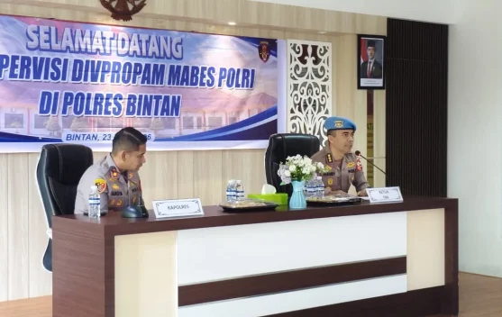 Divpropam Polri Supervisi Polres Bintan, Perkuat Pengawasan Internal