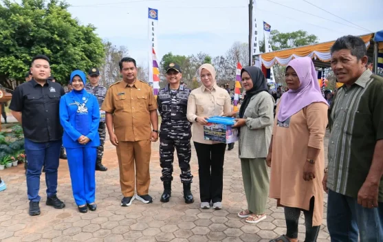 Wabup Bintan Apresiasi Baksos dan Pemeriksaan Kesehatan Lanal Bintan
