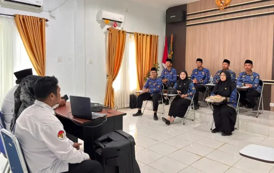 Kemenag Lingga Lantik Tujuh Pejabat Fungsional